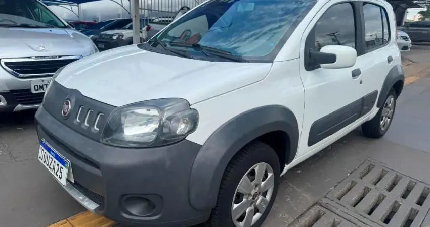 FIAT UNO WAY 1.0 EVO FLEX 2014/2014 COMPLETO REVISADO NOVISSIMO PNEUS BONS 