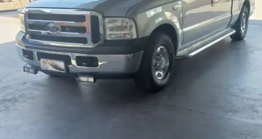  F250 CD XLT-L 4.2 6CC MWM  ️ 2005/2005  TOP DE LINHA DE FÁBRICA  ️ BANCO COURO  ️ LONA MARÍTIMA   P