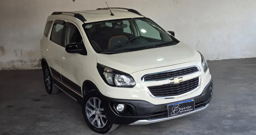 GM/ SPIN ACTIVE AUTOMATICO MY LINK BANCO DE COURO ACEITO TROCAS E FINANCIO - 2016