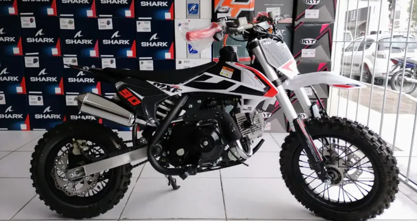 Mini moto Cross MXF Pro Racing 90cc, a tempos nova, parcelo no cartão