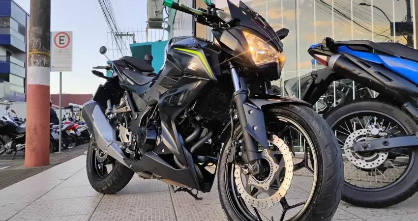 Kawasaki Z 300 Abs 2019, revisada, aceito troca, cartão e financio