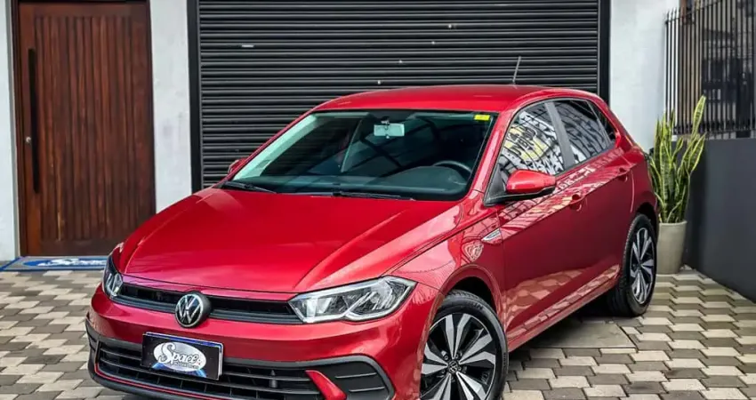 Volkswagen Polo Comfortline TSI 1.0 Flex 12V Aut.  - Vermelha - 2023/2024