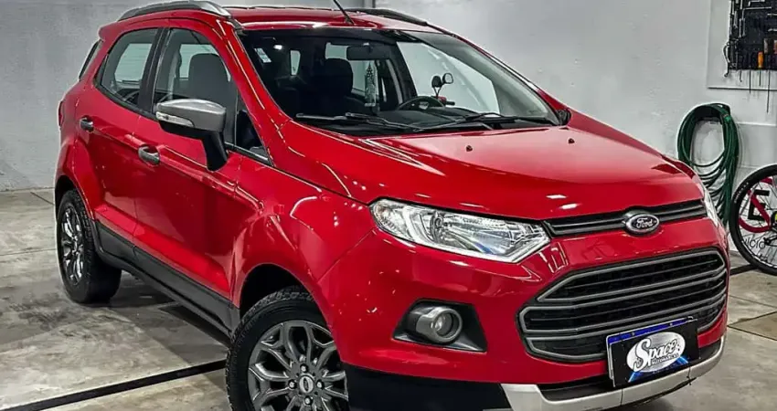 Ford EcoSport FREESTYLE 1.6 16V Flex 5p  - Vermelha - 2013/2014