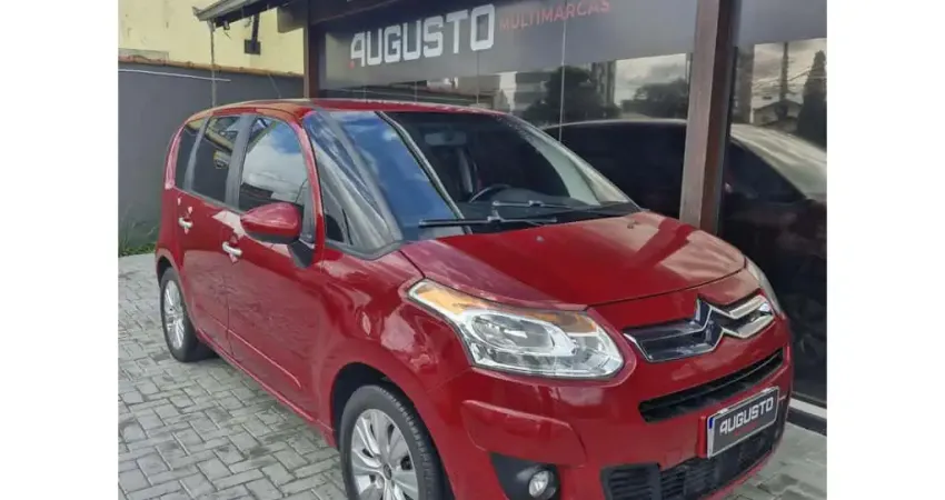 Citroën C3 Picasso GLX 1.5 Flex 8V 5p Mec.  - Vermelha - 2013/2014