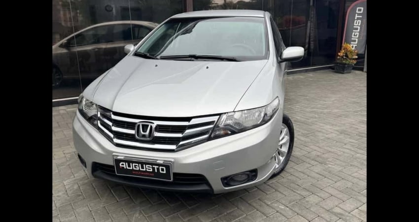 Honda City Sedan LX 1.5 Flex 16V 4p Aut.  - Prata - 2012/2013