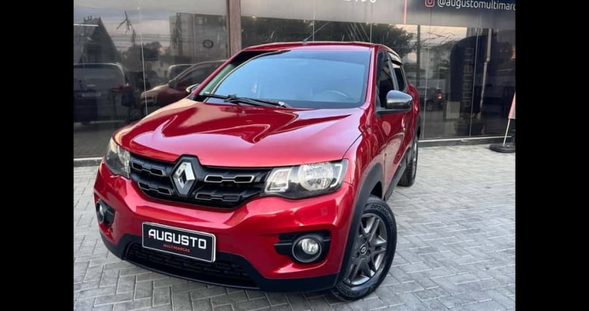 Renault Kwid Intense 1.0 Flex 12V 5p Mec.  - Vermelha - 2018/2019