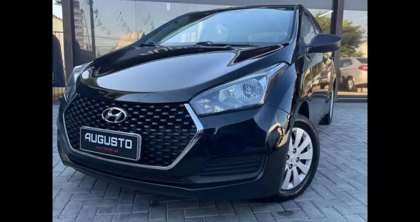 Hyundai HB20 Unique 1.0 Flex 12V Mec.  - Preta - 2019/2019