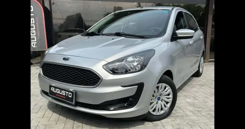 Ford KA 1.0 SE/SE Plus TiVCT Flex 5p  - Prata - 2019/2020