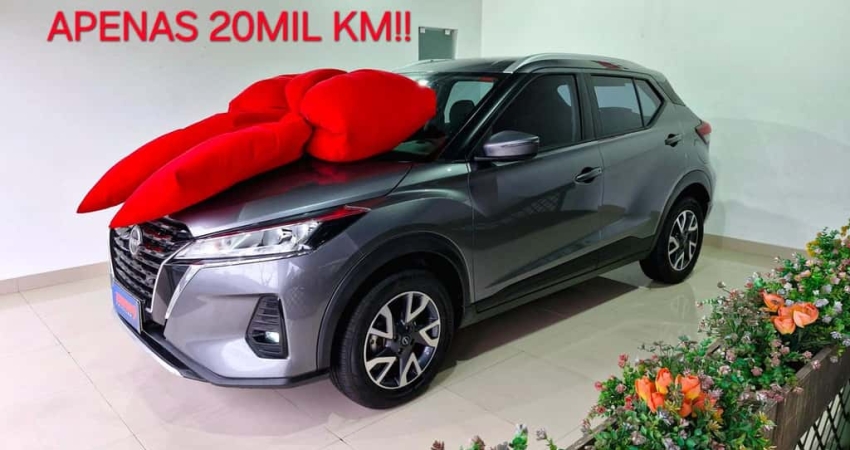 NISSAN KICKS SENSE CVT 2024 BAIXA QUILOMETRAGEM! 