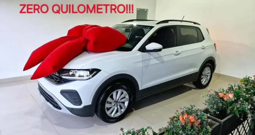 VOLKSWAGEN T CROSS TSI 2025 ZERO KM! IPVA QUITADO EMPLACADA! 