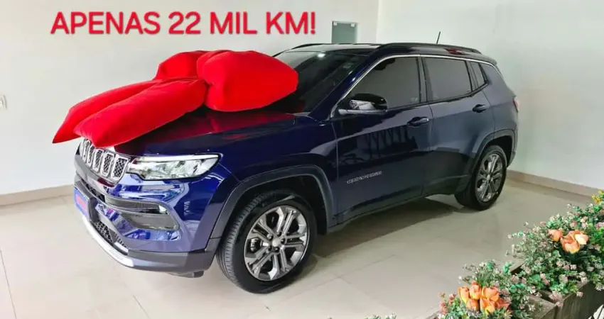 JEEP COMPASS LONG. T270 1.3 TB 4X2 FLEX AUT. 2023 APENAS 22 MIL KM!! 