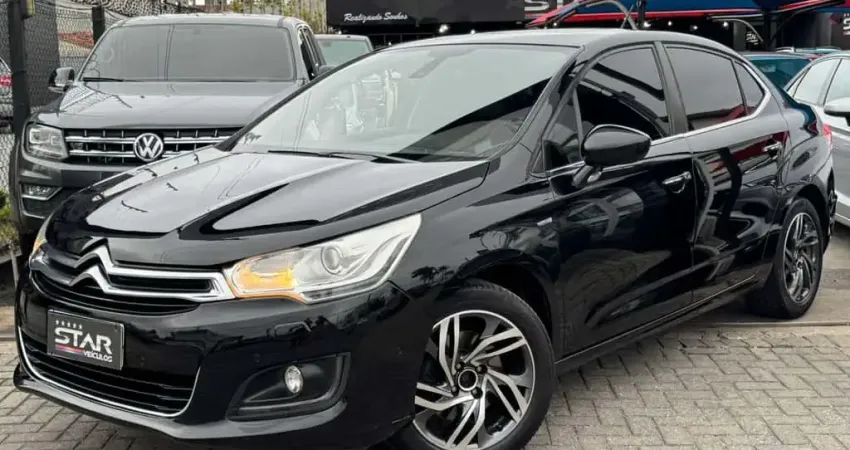 CITROEN C4 LOUNGE 1.6 EXCLUSIVE 16V TURBO GASOLINA 4P AUT 2014