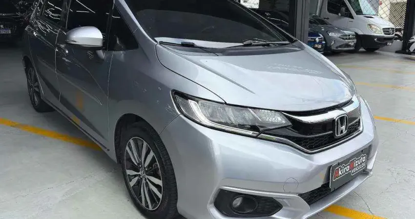 Honda Fit EXL 1.5 Cvt  prata   2018 