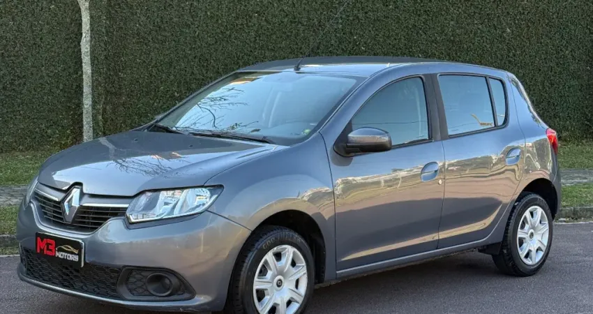 Sandero 1.0 COMPLETO!! IMPECÁVEL! 