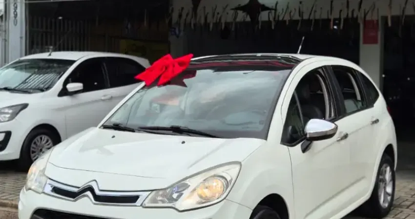 C3 TENDANCE AUTOMATICO 1.6 COMPLETO COM TETO PANORAMICO EM OTIMO ESTADO