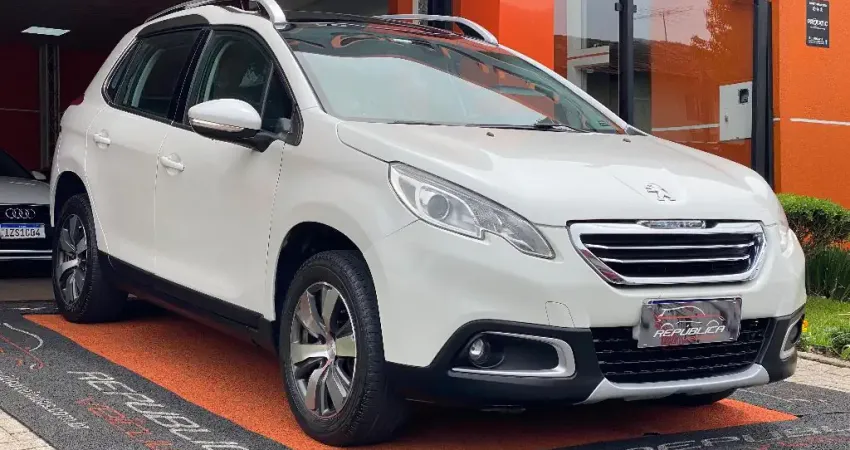 PEUGEOT 2008 GRIFFE 1.6 AUTOMÁTICO 2015/2016 – COMPLETO, ELEGANTE E ESPORTIVO! 