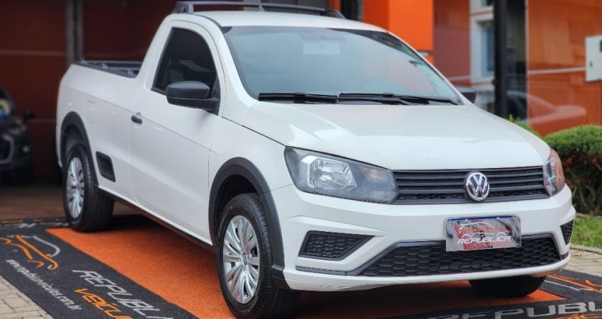  VOLKSWAGEN SAVEIRO CS ROBUST 1.6 MPI 2022/2023 – PRATICIDADE, ROBUSTEZ E BAIXA QUILOMETRAGEM! 
