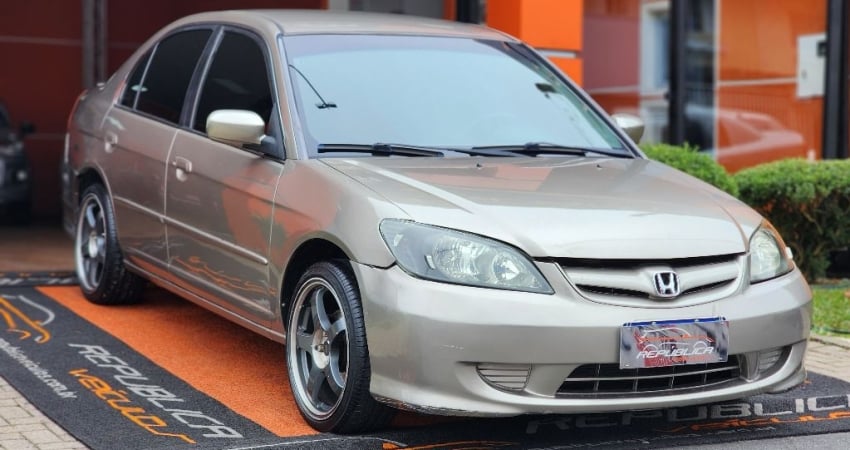  HONDA CIVIC EX 1.7 2006 – CONFIABILIDADE HONDA COM CONFORTO E ESTILO! 