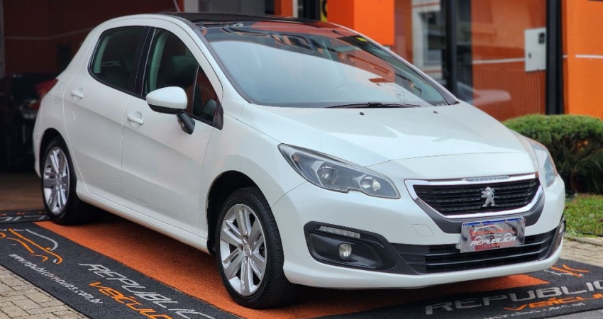  PEUGEOT 308 ALLURE 1.6 FLEX MANUAL 2015/2016 – DESIGN, CONFORTO E ECONOMIA! 