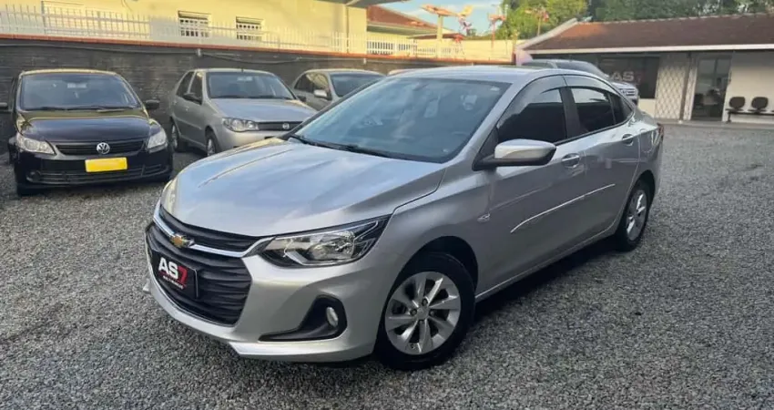 Chevrolet Onix SEDAN Plus LT 1.0 12V TB Flex Aut.  - Prata - 2019/2020