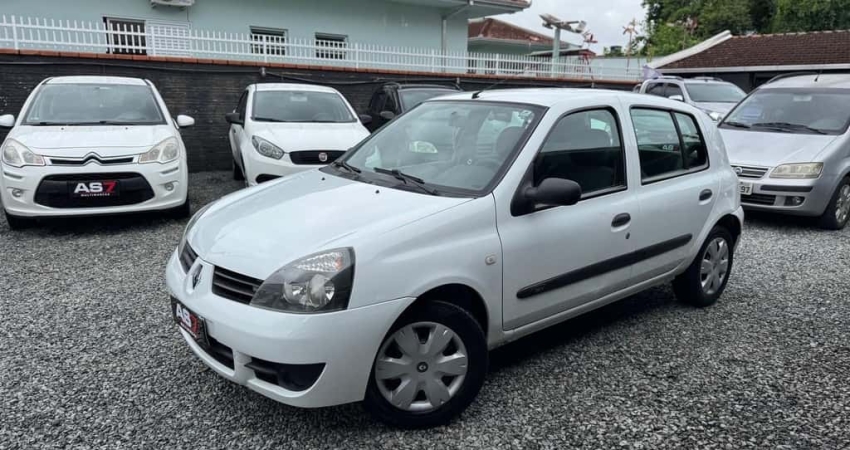 Renault Clio Hi-Flex 1.0 16V 5p  - Branca - 2011/2011