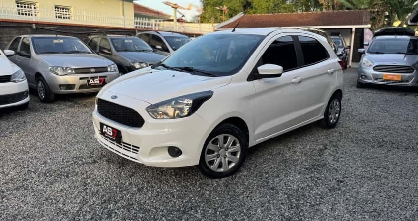 Ford KA 1.0 SE/SE Plus TiVCT Flex 5p  - Branca - 2017/2018