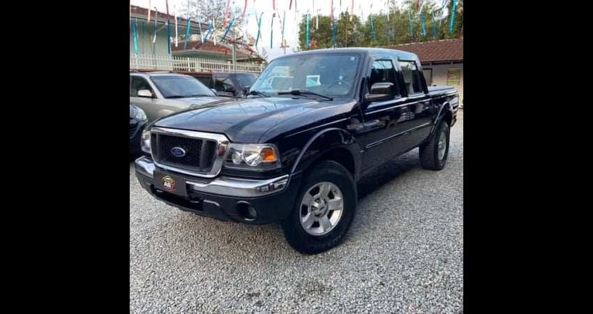 Ford Ranger XLT 3.0 PSE 163cv 4x4 CD TB Dies.  - Preta - 2008/2009