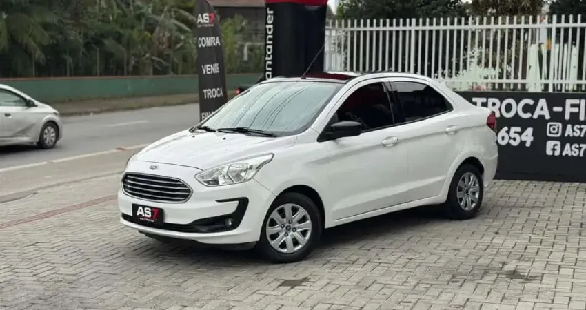 Ford Ka+ Sedan 1.0 SE/SE PLUS TiVCT Flex 4p  - Branca - 2018/2019