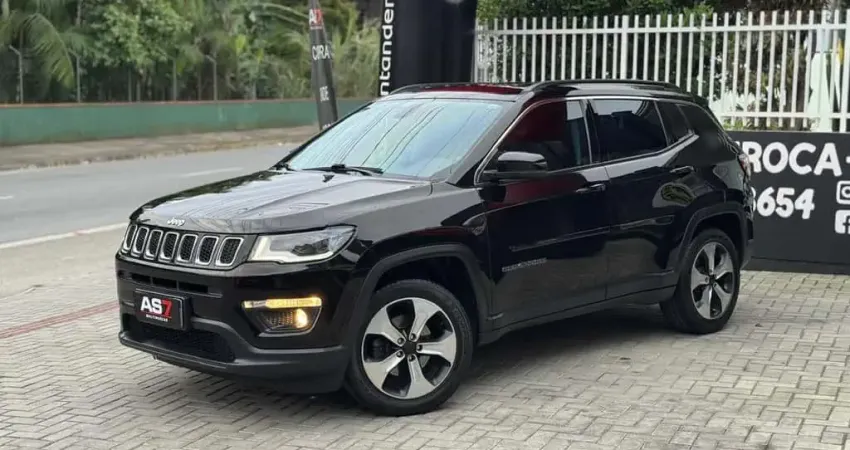 Jeep Compass LONGITUDE 2.0 4x2 Flex 16V Aut.  - Preta - 2018/2018