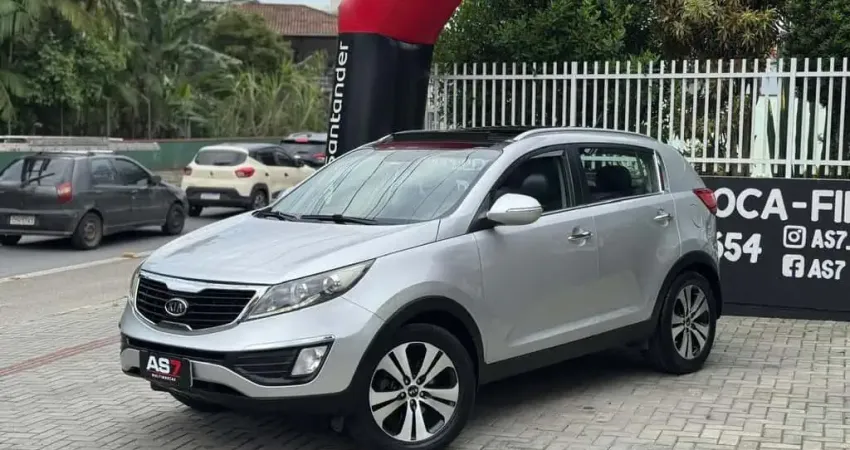 Kia Sportage EX2 2.0 FLEX AUT. 4X2 - Prata - 2012/2013