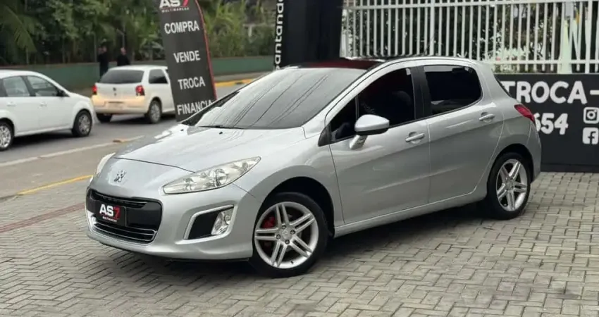 Peugeot 308 Allure 2.0 Flex 16V 5p Mec.  - Prata - 2012/2013