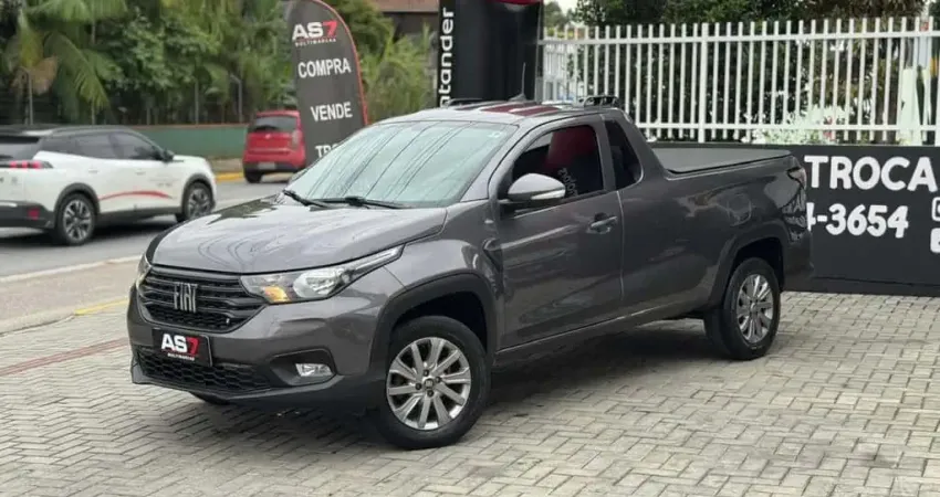 Fiat Strada Freedom 1.3 Flex 8V  CS Plus  - Cinza - 2021/2021