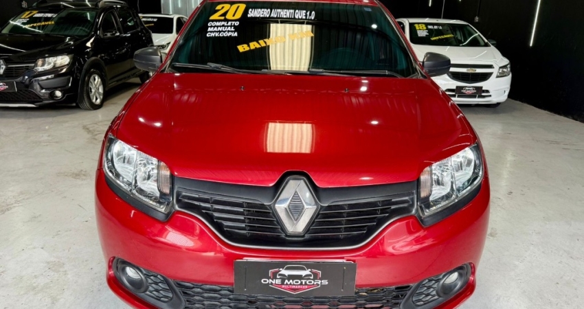 SANDERO 1.0 AUTHENTIC - IMPECÁVEL 