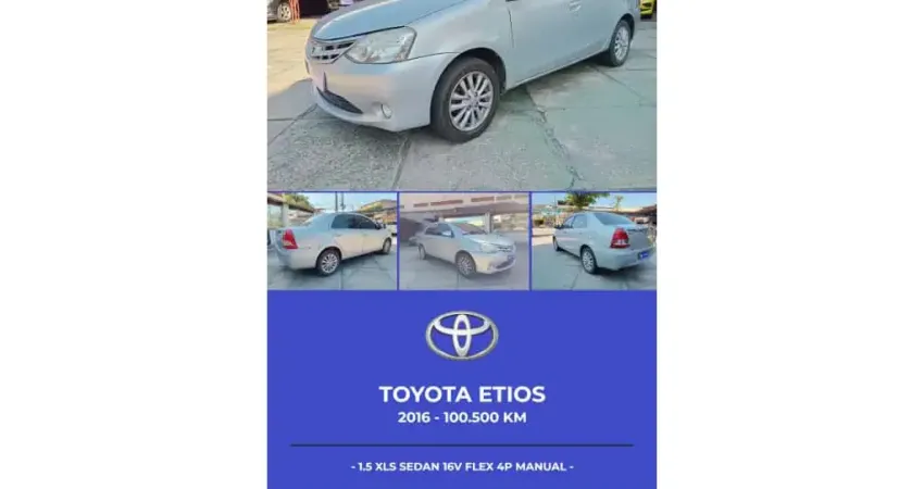 Toyota Etios 2016 1.5 xls sedan 16v flex 4p manual