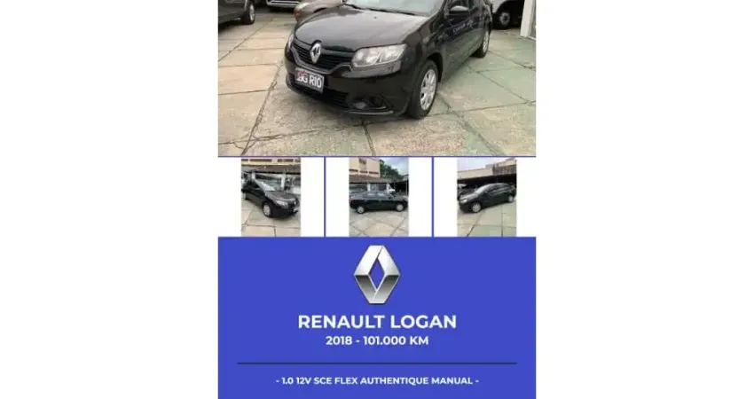 Renault Logan 2018 1.0 12v sce flex authentique manual