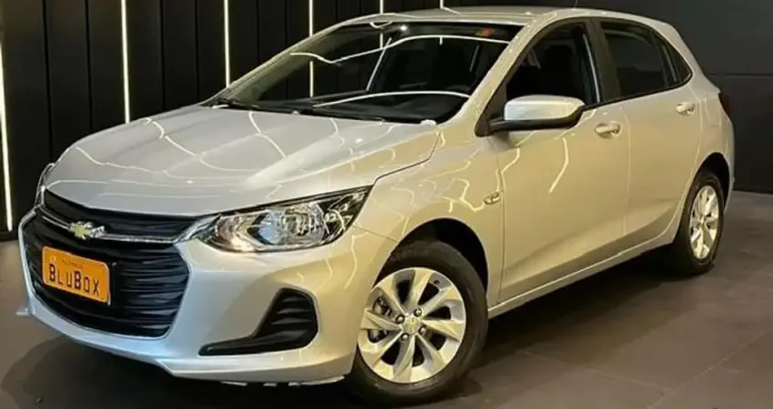 Chevrolet Onix HATCH LT 1.0 12V Flex 5p Mec.  - Prata - 2022/2023