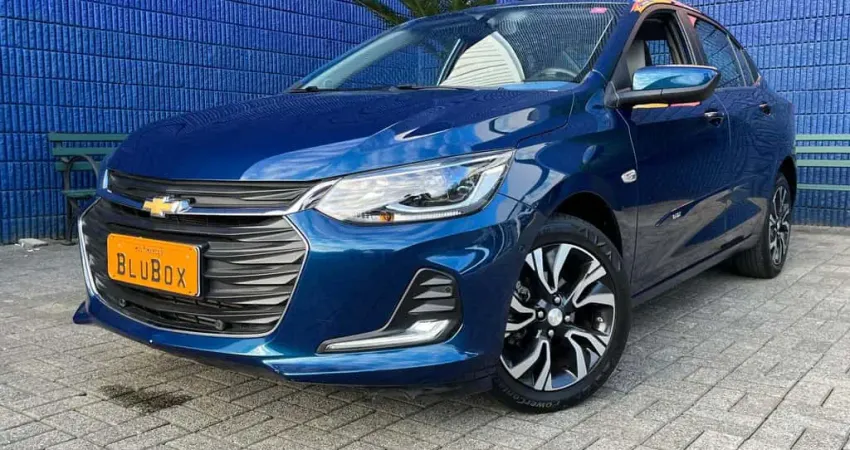 Chevrolet Onix SED. Plus PREM. 1.0 12V TB Flex Aut  - Azul - 2022/2023