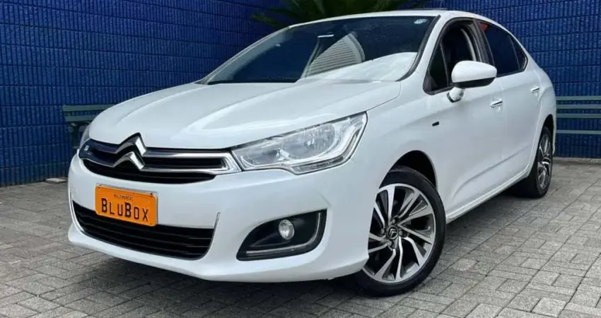 Citroën C4 Lounge Exclusive 1.6 Turbo Flex Aut.  - Branca - 2017/2017