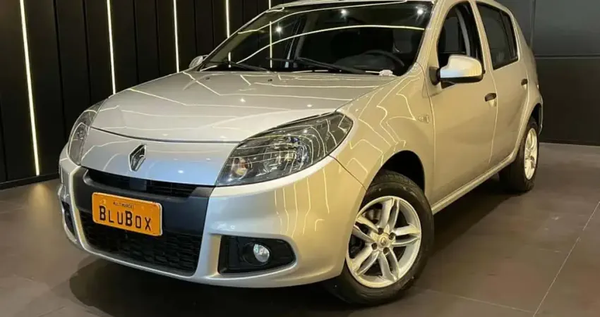 Renault Sandero Expression Hi-Flex 1.0 16V 5p - Prata - 2014/2014