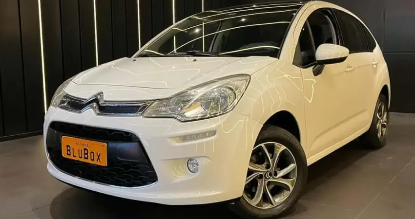 Citroën C3 Tendance 1.6 VTi Flex Start 16V Aut. - Branca - 2014/2015