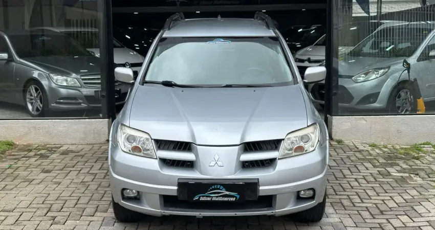  Mitsubishi Airtrek 2008 2.4 4x4 Automática ,  excelente suv  na cor prata 