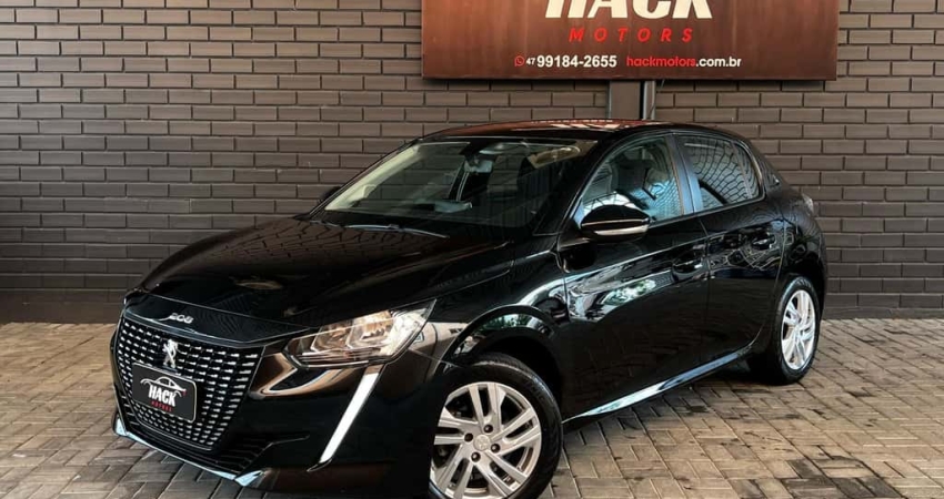 Peugeot 208 Active 1.6 Flex 16V 5p Aut.  - Preta - 2021/2021