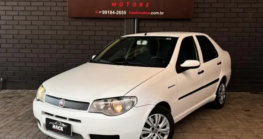 Fiat Siena Celebration 1.0 Fire Flex 8V 4p  - Branca - 2009/2010