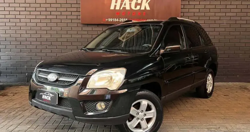 Kia Sportage EX 2.0 16V/ 2.0 16V Flex Aut.  - Preta - 2008/2009