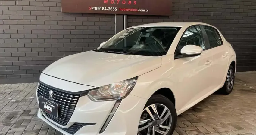 Peugeot 208 Active 1.6 Flex 16V 5p Aut.  - Branca - 2022/2023