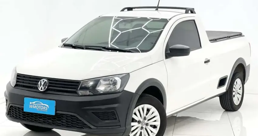 SAVEIRO 2022 1.6 FLEX COMPLETA, AR CONDICIONADO, BAIXO KM COM CHAVE RESERVA E MANUAL