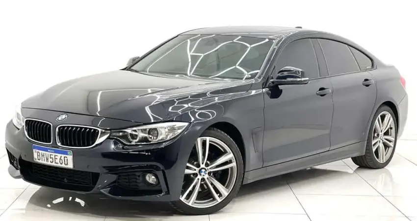 BMW 430I GT 2.0 2017, Completa, Baixo Km, Chave Reserva e Manual