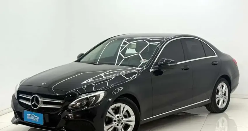 Mercedes-Benz 2018 Classe C 1.6 Avantgarde Turbo Flex 4p Com Chave Cópia e Manual