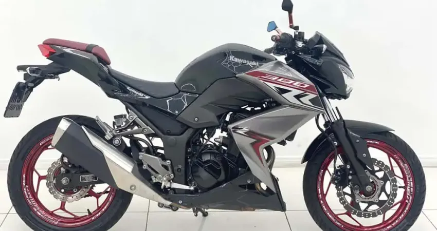 KAWASAKI Z300 ABS 2019 LINDA MOTO COMPLETA COM CHAVE RESERVA E MANUAL DO PROPRIETÁRIO 