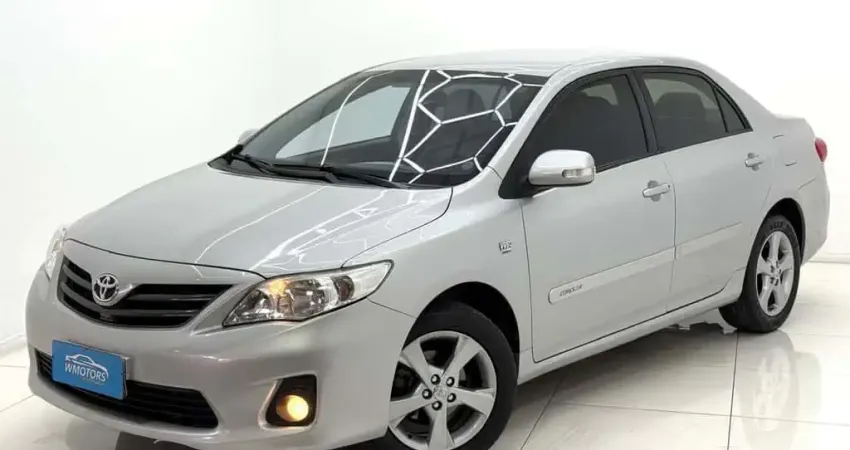 COROLLA 2013 XEI 2.0FLEX 4P AUTOMÁTICO CAMERA DE RÉ BAIXO KM ACEITA TROCA FINANCIA 100%